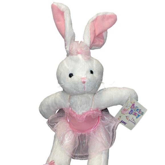 Ganz 16" Plush Bunny Rabbit Ballerina Tutu Stuffed Animal Nursery Shower Gift - Picture 7 of 11